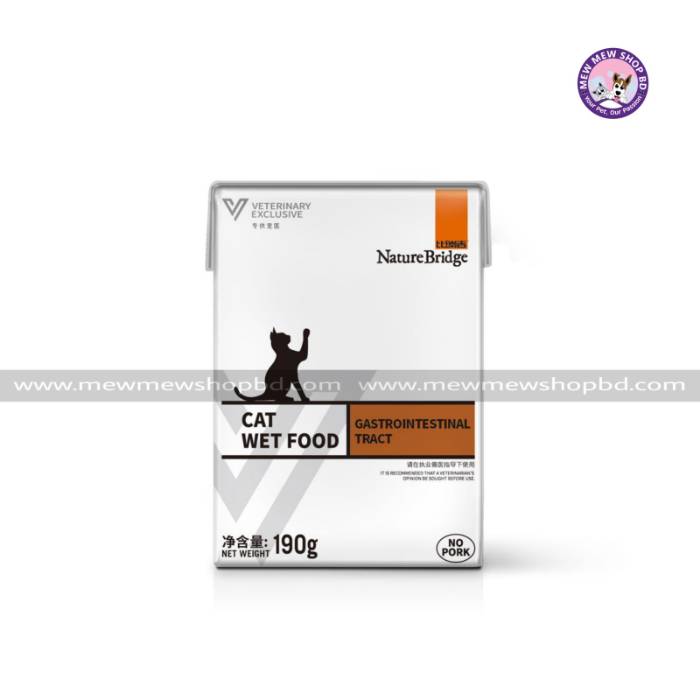Nature Bridge Cat Wet Food Gastrointestinal Tract 190g