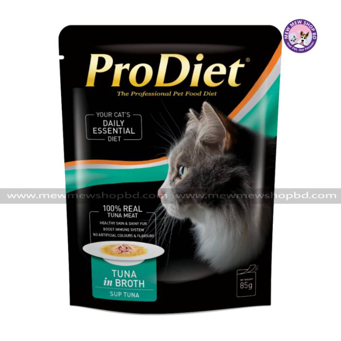 ProDiet Wet Cat Food Tuna in Broth 85g