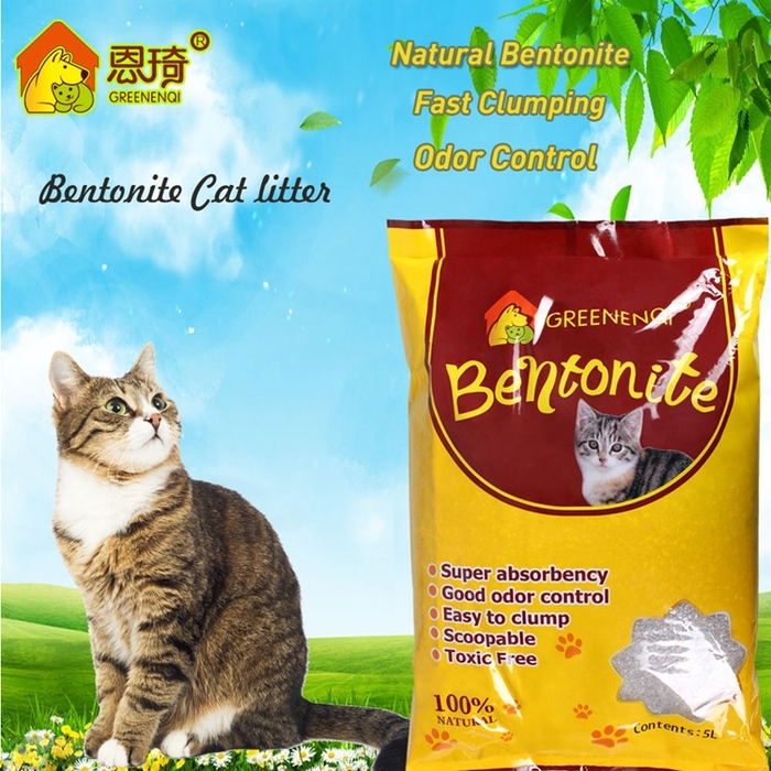 GREENENQI Bentonite Cat litter 10L