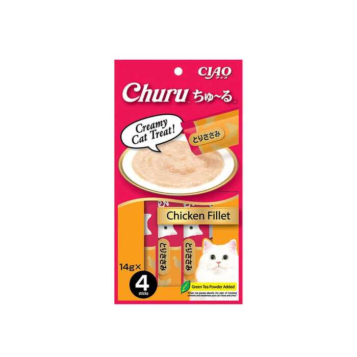 CIAO Churu Creamy Cat Treat Chicken Fillet 14gX4