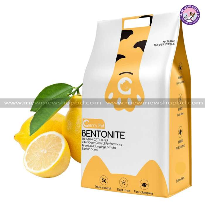 Gerry Pet Bentonite Cat Litter Lemon 25L (Only for Outside Dhaka)