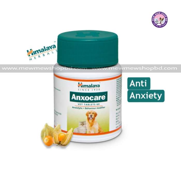 HIMALAYA Anxocare VET 60 Tablets for Pet Dogs and Cats