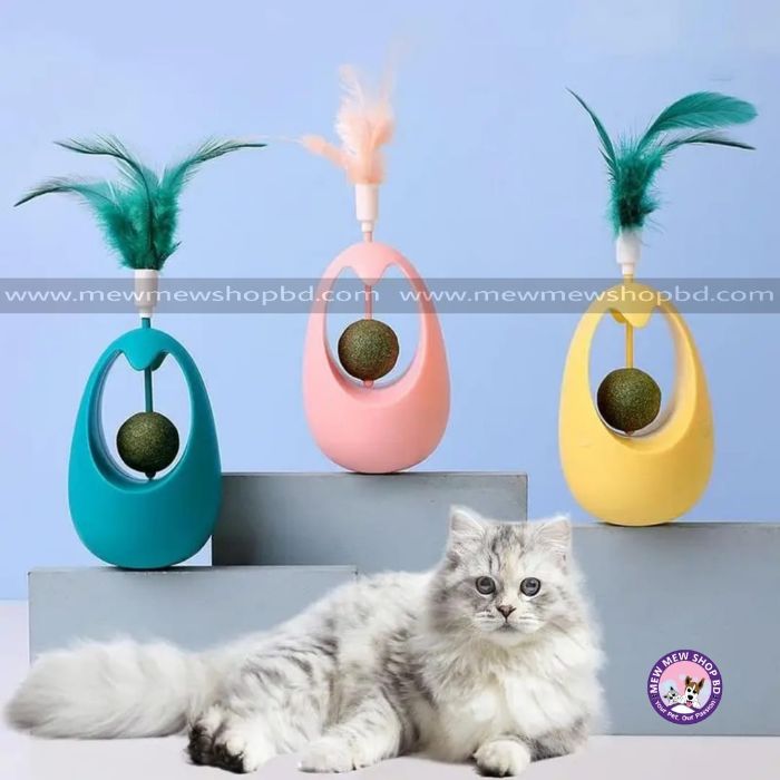 Catnip Tumbler Bite Resistant Teeth Cleaning Interactive Mint ball Roly-poly Toy