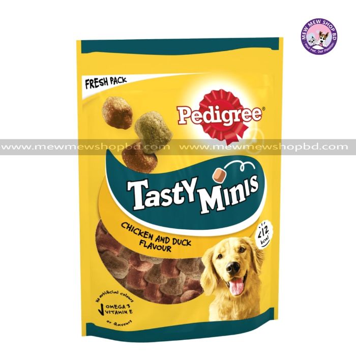 Pedigree Tasty Minis Chicken & Duck Flavours 130g