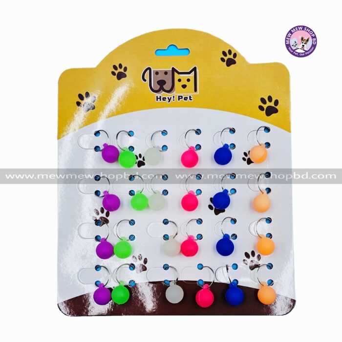 Single Radium Pendant for Pet Cat & Puppy Collar Ringing Bell