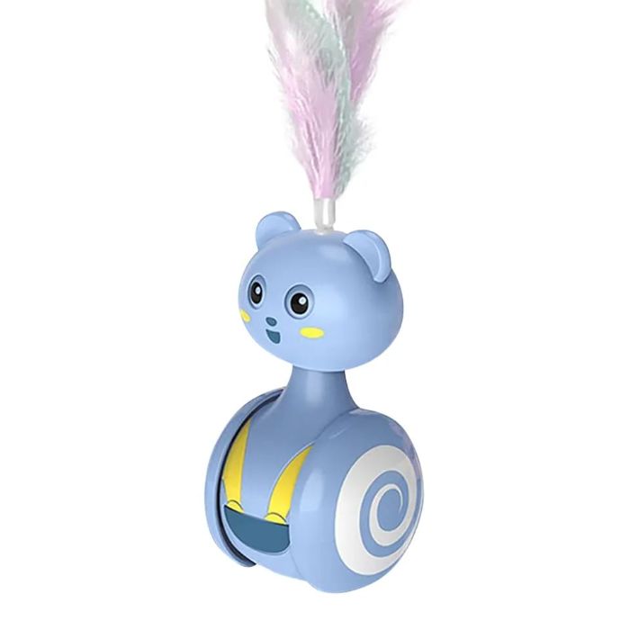 Funny Colourful Bumble Cartoon Tumbler Toy for Pet Cat Playing