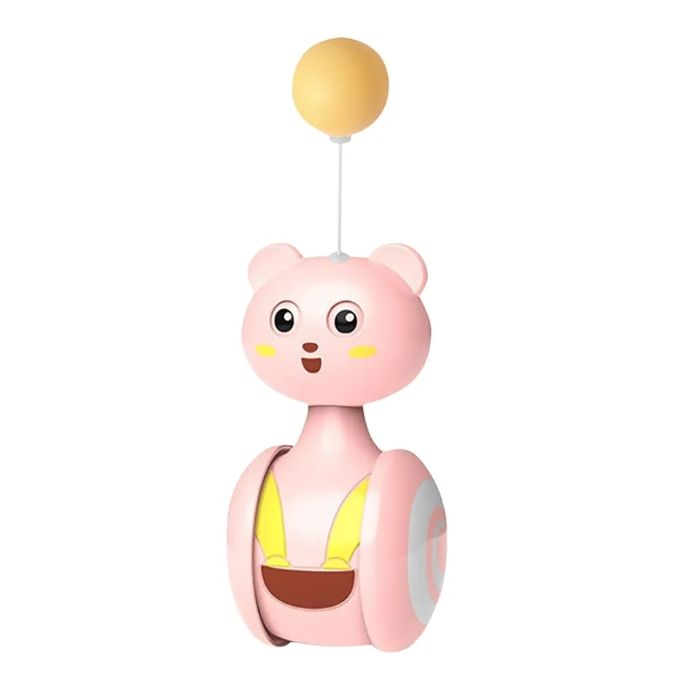 Funny Colourful Bumble Cartoon Tumbler Toy for Pet Cat Playing