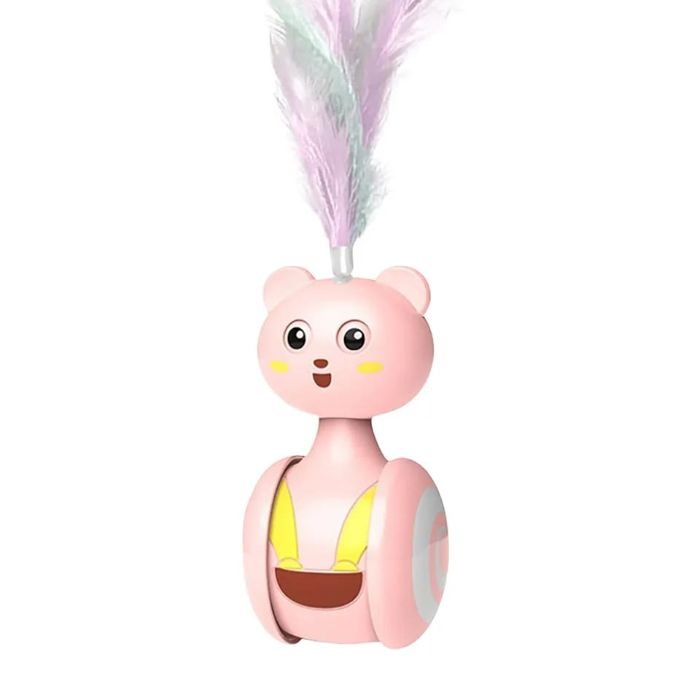 Funny Colourful Bumble Cartoon Tumbler Toy for Pet Cat Playing