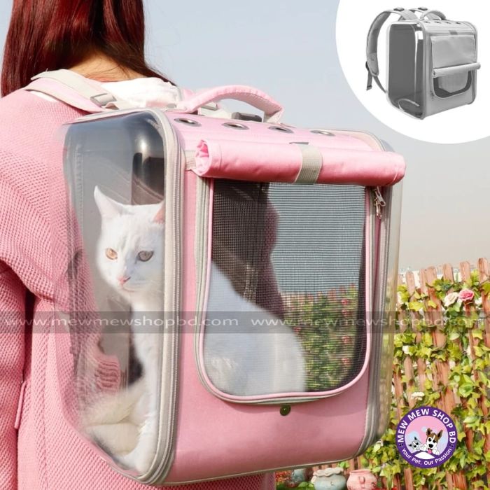 Outdoor Portable Pet Carrier For Cats & Puppy Breathable Backpack for Travelling