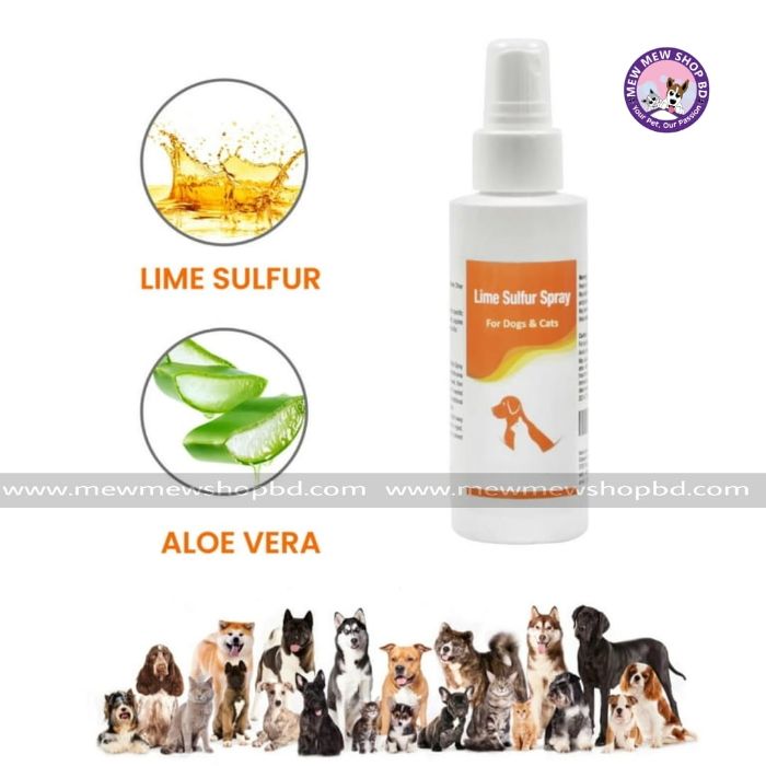 Lime Sulfur Spray For Cats and Dogs 100ml