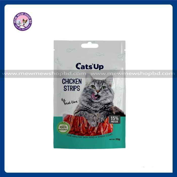 Cats up Treat with Chicken Strips 30g