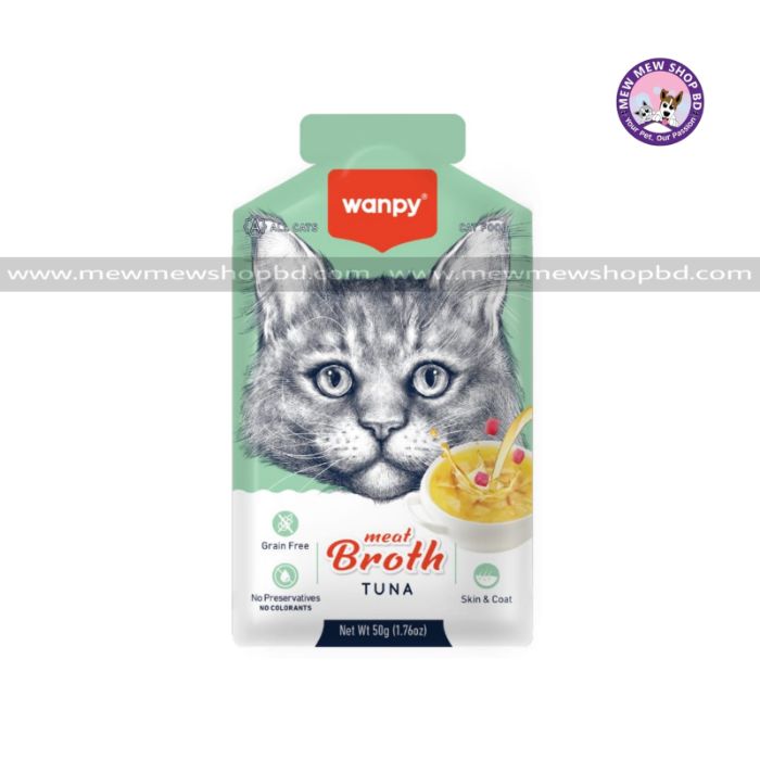 Wanpy Meat Broth Tuna for Cats 50g