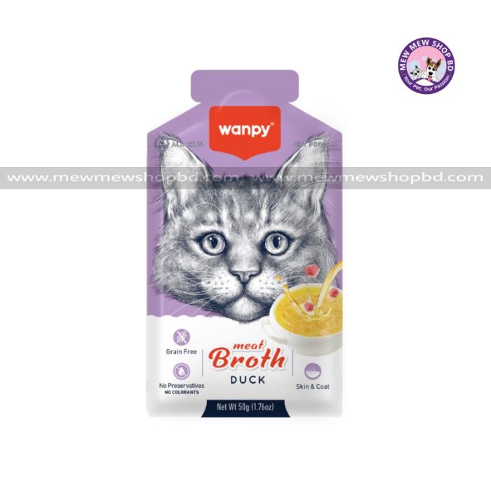 Wanpy Meat Broth Duck for Cats 50g
