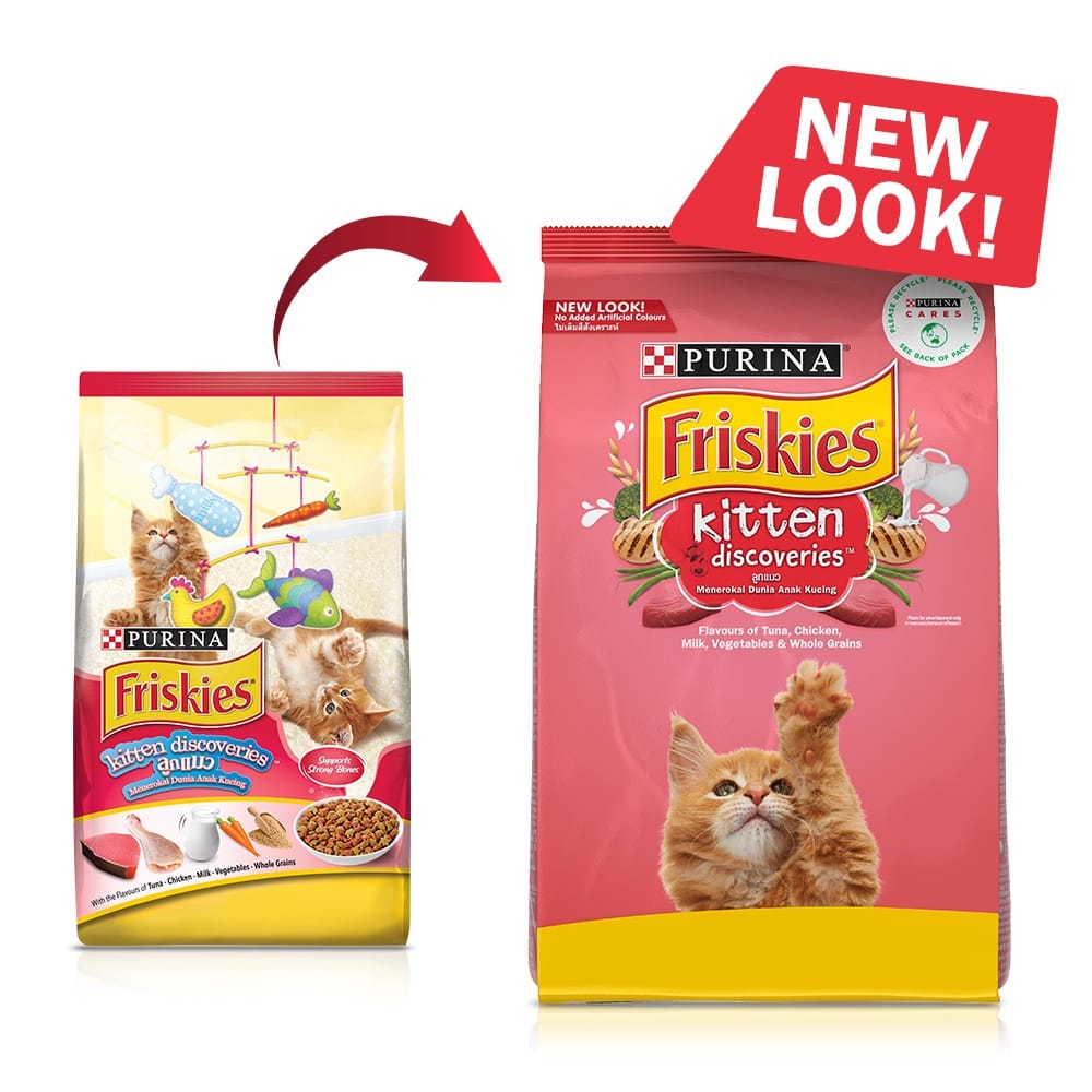 PURINA FRISKIES Kitten Discoveries Kitten Cat Dry Food 1kg