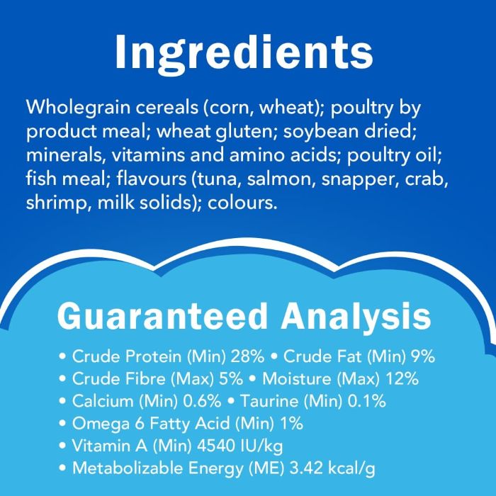 Purina Friskies Adult Cat Food Dry Seafood Sensation