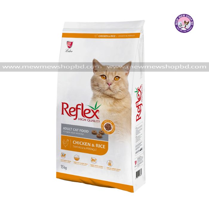 Reflex HiGH QUALITY Adult Cat Food Chicken & Rice 15kg