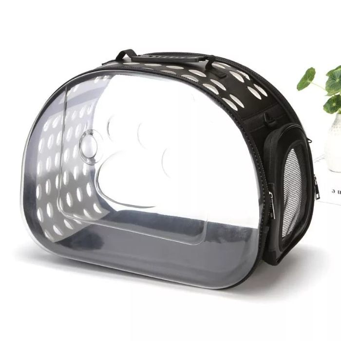 Transparent Pet Cat Carrier Travel Handbag Carry Bag