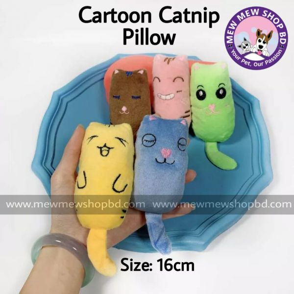 Cartoon catnip Pillow Catnip Toys For Cat-(1Pcs)