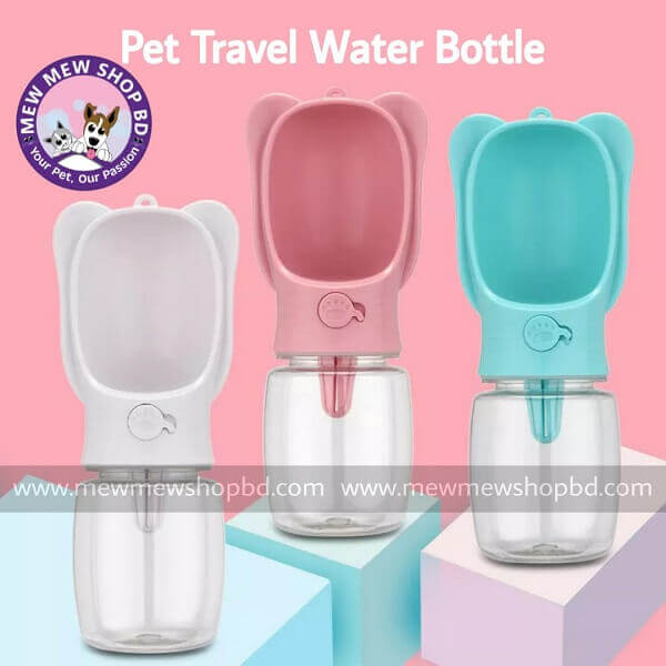Portable Pet Water Bottle For Cats & Dogs 350ml