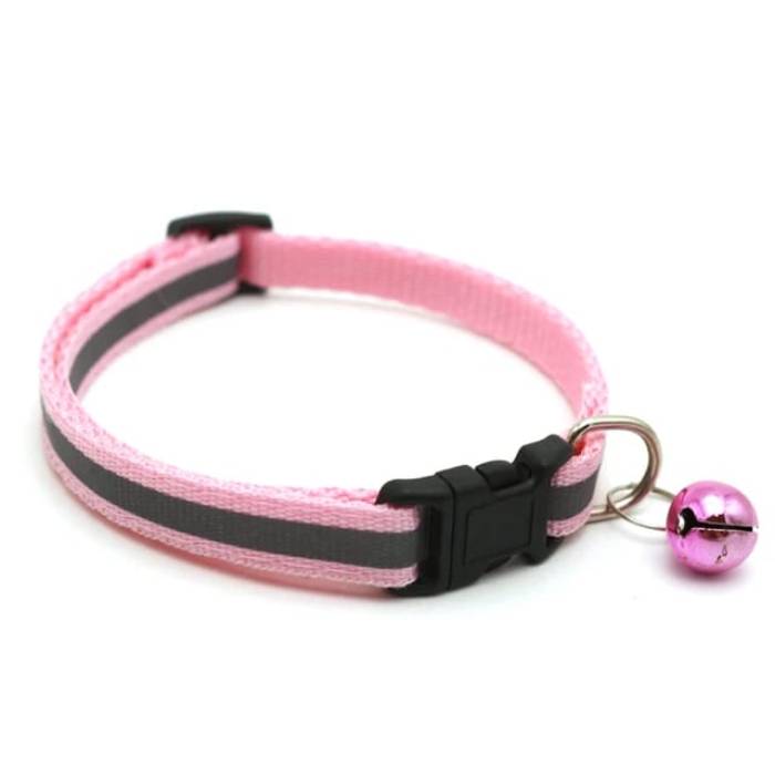 Adjustable Reflective Cat Collar - Night Safety Flashing Light Up