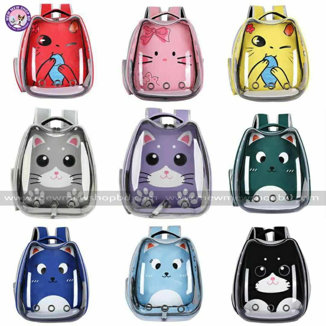 Cute Cartoon Backpack Bag for Pet Cat for Carrying