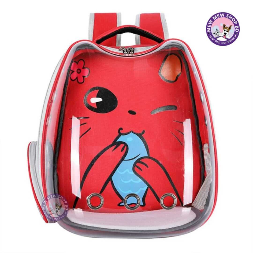 Cute Cartoon Backpack Bag for Pet Cat for Carrying
