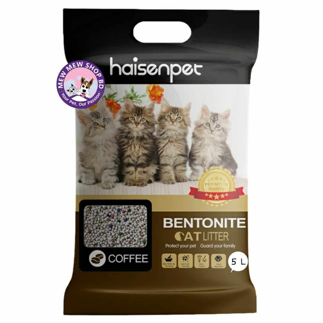 Haisenpet Bentonite Cat Litter - Coffee