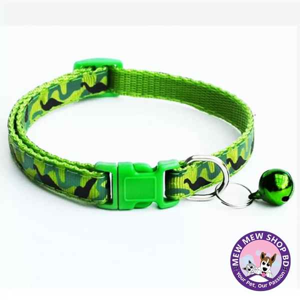 Camouflage Print Cat Collar || Cats Puppy Collars Pet Supplies