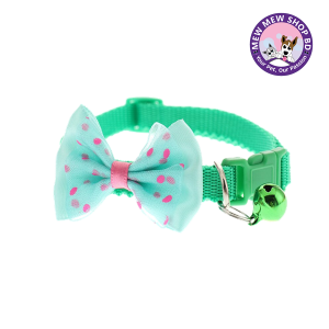 Bow Collar with Bell Cat Pet Adjustable Collar
