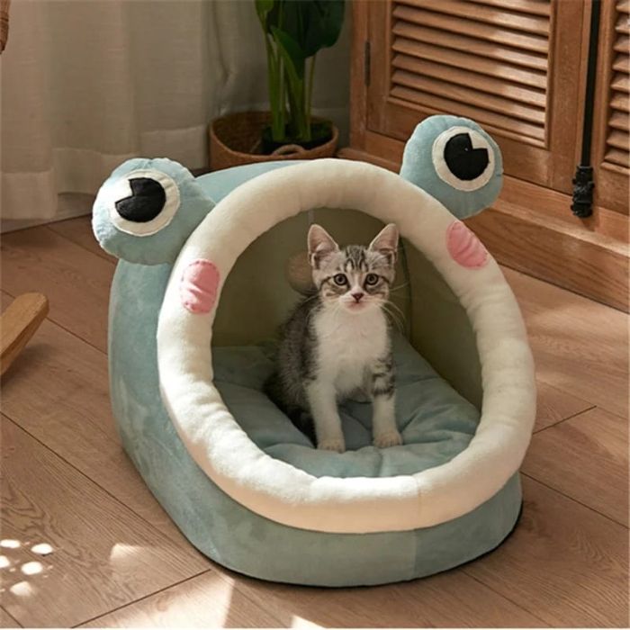 Cartoon Cat House for Pet Cat & Puppy