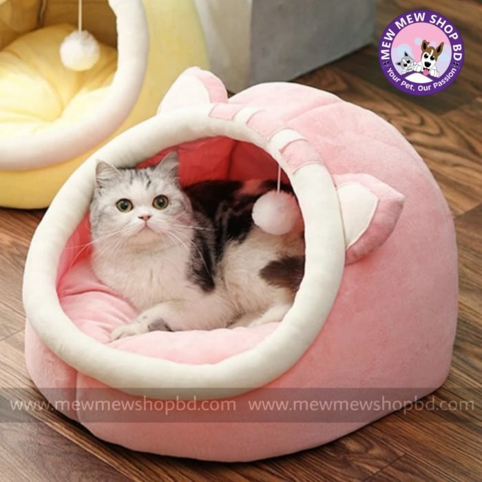 Cartoon Cat House for Pet Cat & Puppy