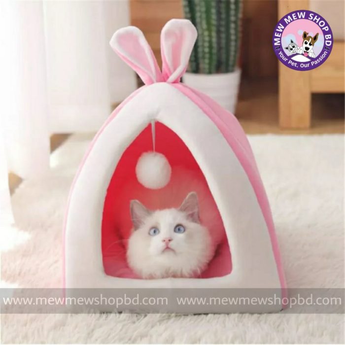 Comfortable Pet Cat House Rabbit Ear