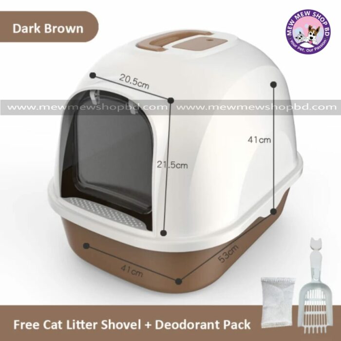 Super Premium Closed Litter Box for Puppy & Cats (Inside Dhaka Only)