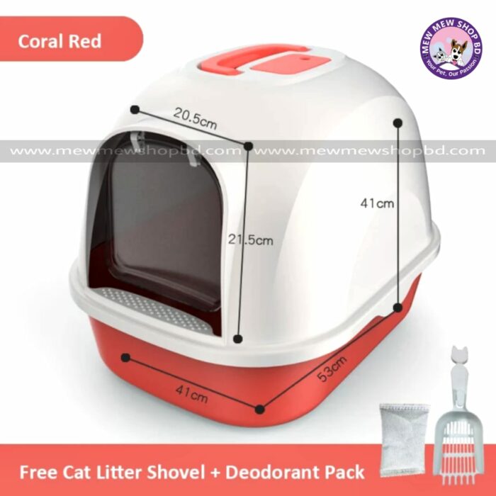 Super Premium Closed Litter Box for Puppy & Cats (Inside Dhaka Only)