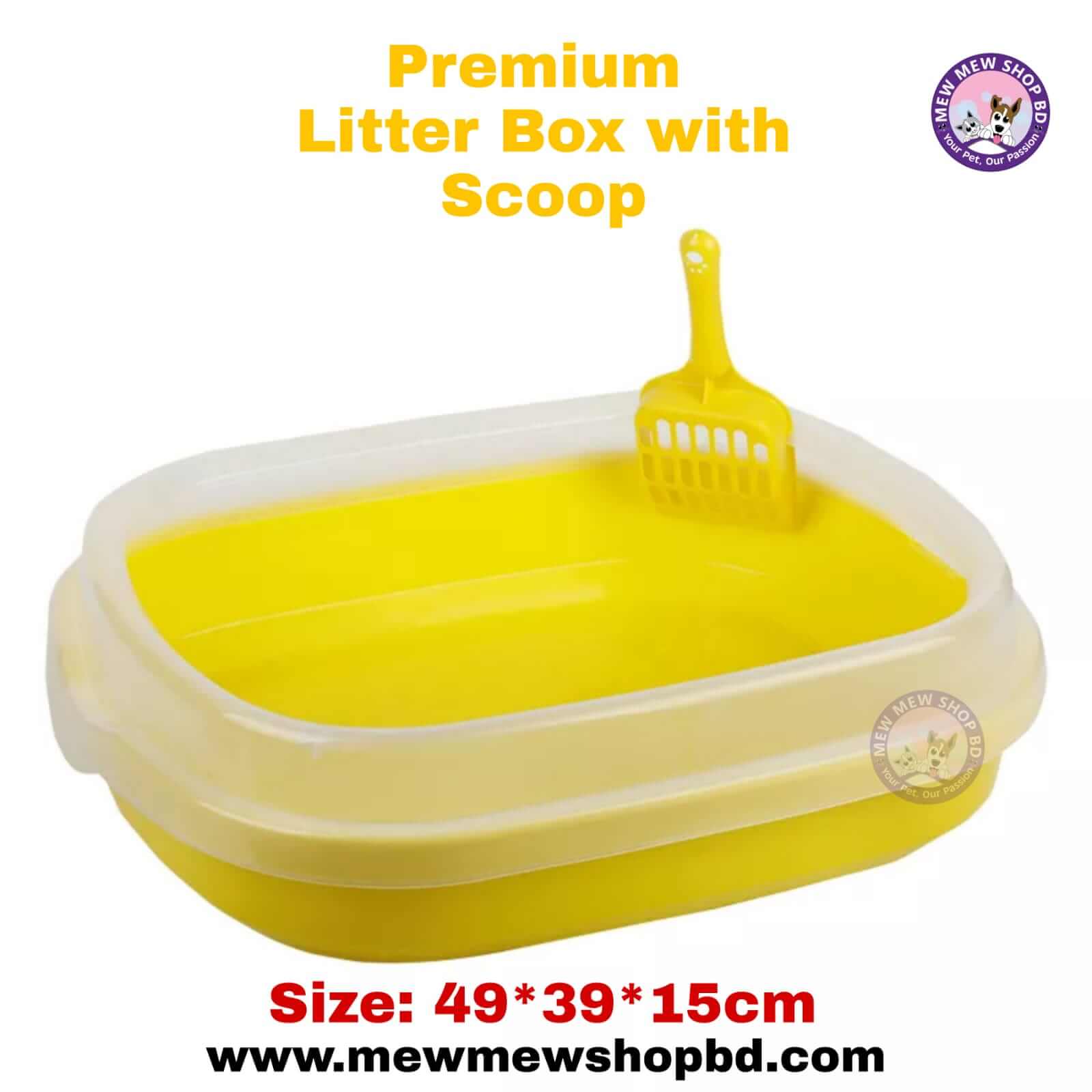 Premium Litter Box with Scoop