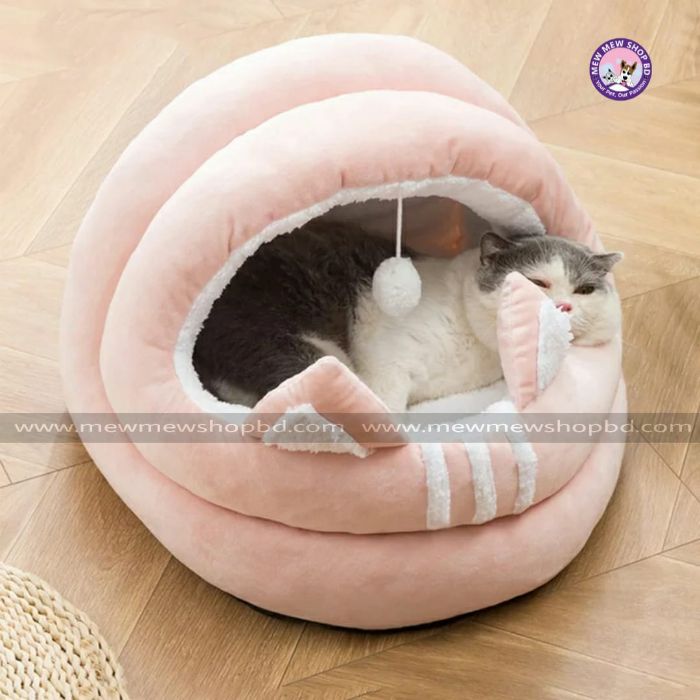 Super Premium Plush Cat Round house for Pet Cat