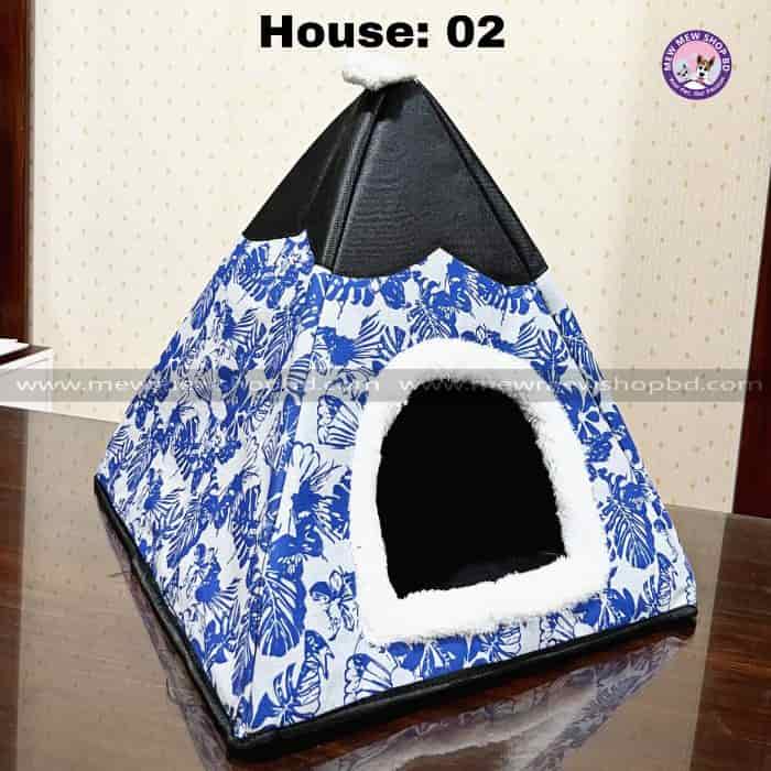Triangle Shape Pet Cat House (Made In Bangladesh)