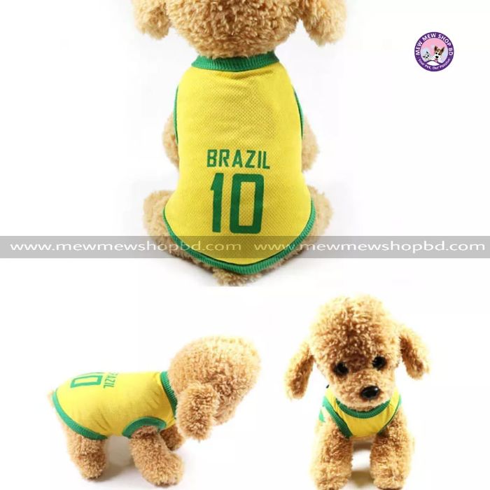 Pet Cat Sleeveless Football Team Jersey Dress / Tshirts ( No Exchange)