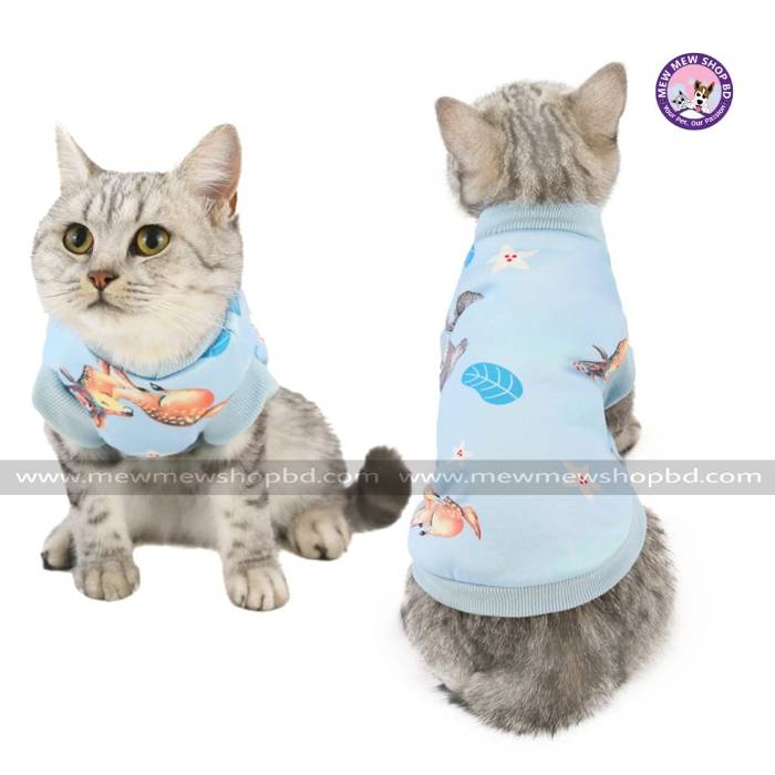 Colorful And Comfortable Sleeveless Dress /  Pet Cat Sweater ( No Exchange )