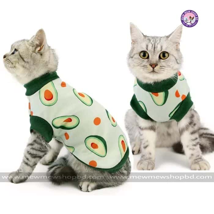 Colorful And Comfortable Sleeveless Dress /  Pet Cat Sweater ( No Exchange )