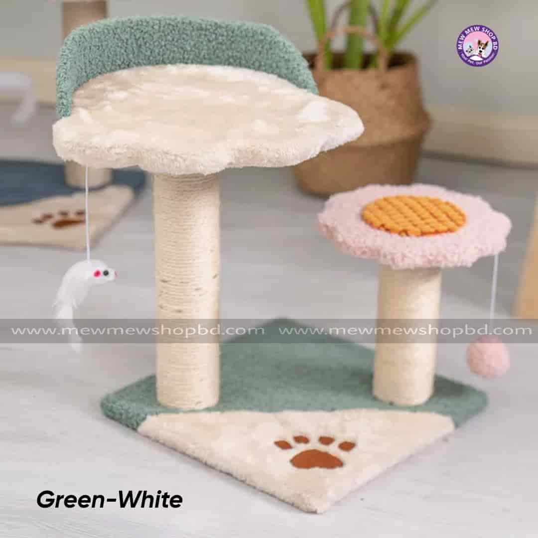 Sofa Shape Double Tower with Mouse Ball Cat Tree (KL221)