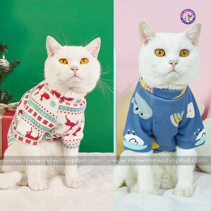 Full Sleeve Super Premium Pet Cat Dress / Sweater for Winter ( No Exchange )