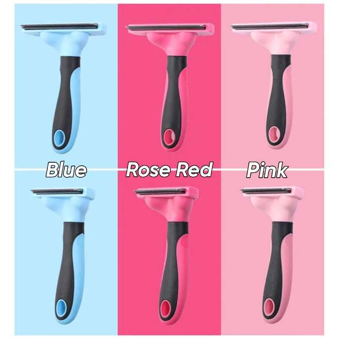 Deshedding Hair/ Fur Remover Brush for Pet Cat & Dog