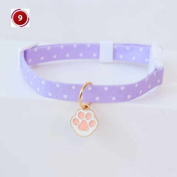 Adjustable Hello Kitty Cat Collar with Pendent for Pet Cat (Medium Size)