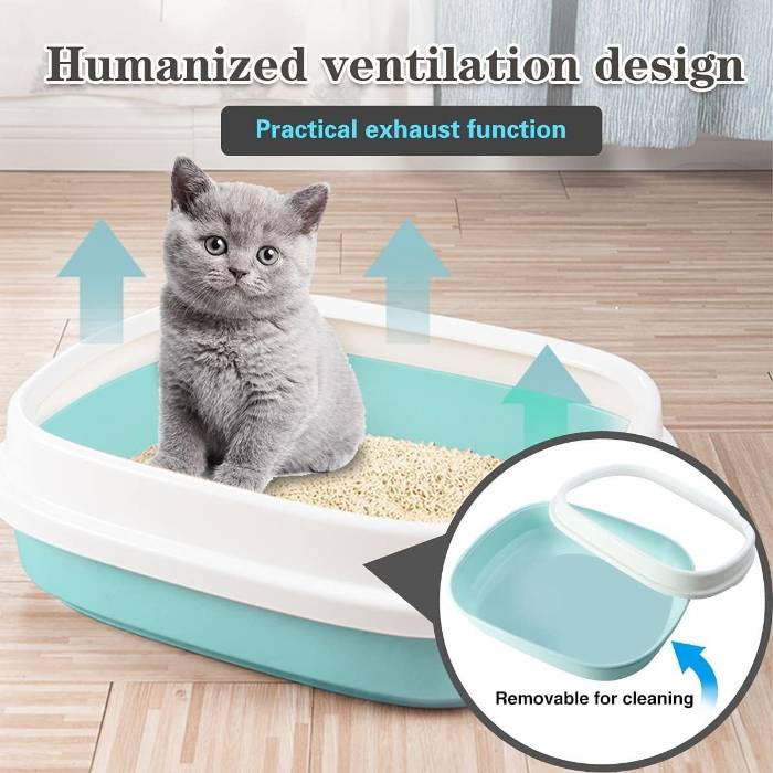 Regular Litter Box with Scoop for Pet Cat (Made in Bangladesh)