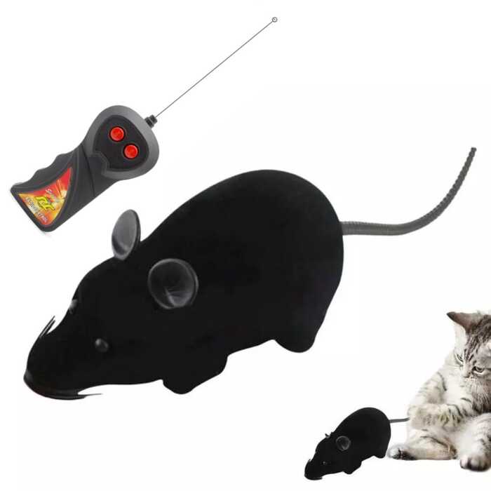 Wireless Remote Control Mouse Cat Toy Machine  for Pet Cat-(1pcs)