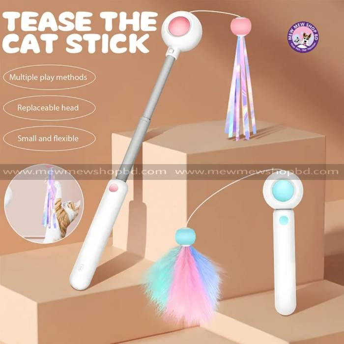 Colorful Automatic & Electronic Cat Teaser Toy with Laser for Indoor Cats