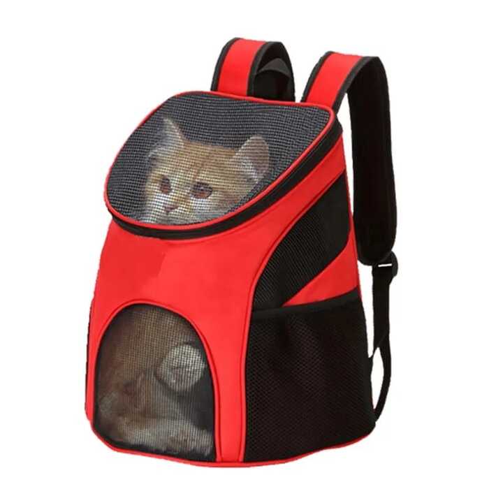 Locally Made Mashed Fabric Pet Carrrier Backpack