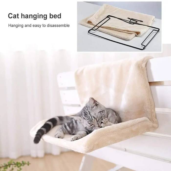 Hanging Removable Cat Hammock Pet Cat Beds For Radiator Bench