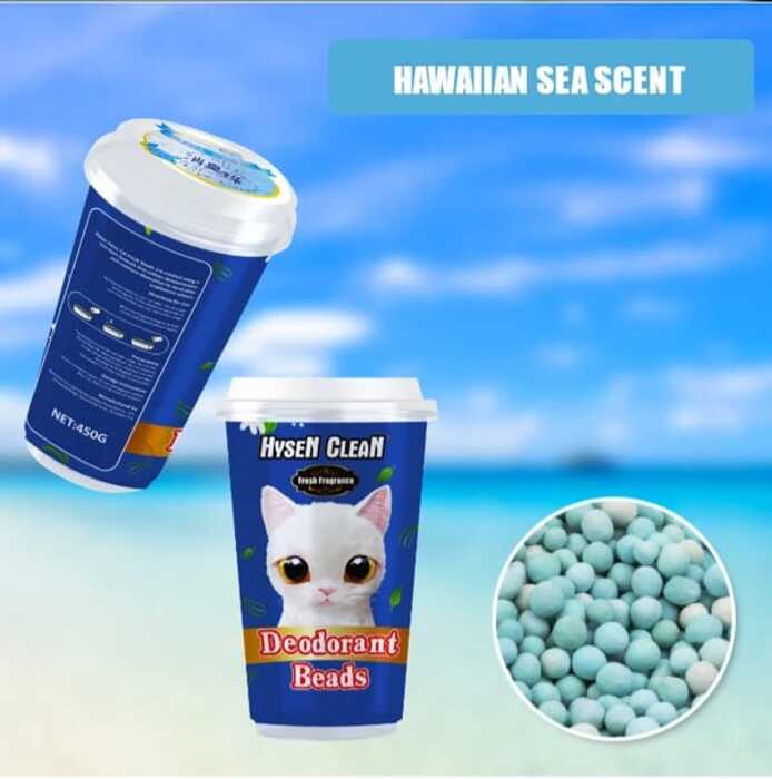 Hysen Clean Fresh Fragrance Cat Litter Deodorant Beads 450g